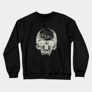 Fantasy Space Desert Skull Cosmic Crewneck Sweatshirt